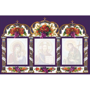 Рамка для Деісус Набір для вишивання бісером Витончений Рукоділ ДІ-P4