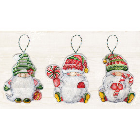 Рождественские гномы Набор для вышивания крестом игрушки Luca-S JK030