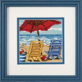 Набір для вишивання гобелену Dimensions Beach Chair Duo / Пляжні стільці 07223