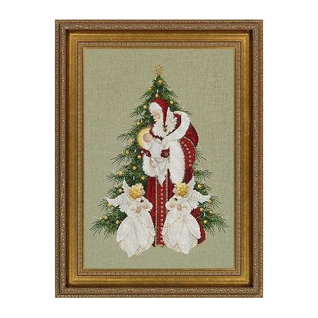 Рождественская песня Схема для вышивания крестом Lavender & Lace LL46