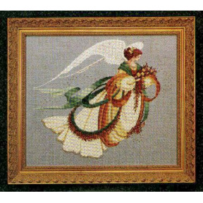 Ангел осени Схема для вышивания крестом Lavender & Lace LL30