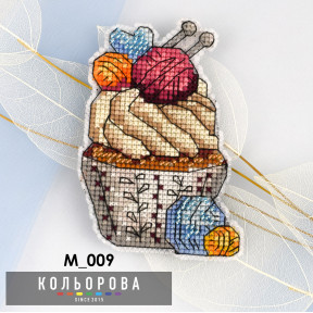 Творческий десерт Магнит для вышивания бисером ТМ КОЛЬОРОВА М_009