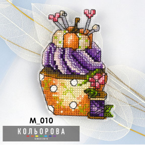 Сладкий арбузик Магнит для вышивания бисером ТМ КОЛЬОРОВА М_010