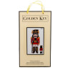 Фигурка Щелкунчик Набор для вышивания бисером объемной новогодней игрушки Golden Key N-012