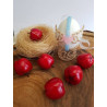 Сердце. Для пасхальных яиц Набор для вышивания бисером объемной вышивки Golden Key N-074