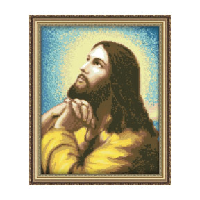 Ісус Канва з нанесеним малюнком для вишивання хрестиком Світ можливостей 414СМД