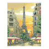 Паризький пейзаж Канва з нанесеним малюнком для вишивання