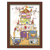 Сказочный дворец Канва с нанесенным рисунком для вышивки крестом Світ можливостей 8221СМД