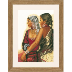 Две женщины Набор для вышивки крестом LanArte PN-0021219