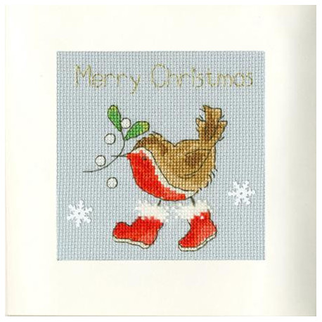 Шаг в Рождество Набор-открытка для вышивания крестом Bothy