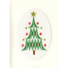 Різдвяна ялинка Набір-листівка для вишивання хрестиком Bothy