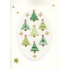 Рождественский лес Набор-открытка для вышивания крестом Bothy