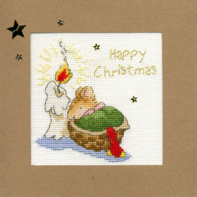 Первое Рождество Набор-открытка для вышивания крестом Bothy Threads XMAS19