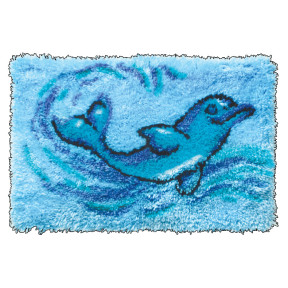 Дельфин Набор для вышивания коврика Чарівна Мить РТ-200