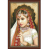 Індійська краса Канва з нанесеним малюнком для вишивання