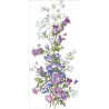 Квіти бузку Канва з нанесеним малюнком для вишивання хрестиком