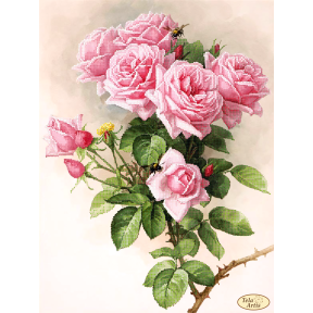 Английские розы Схема для вышивания бисером Tela Artis ТК-073ТА
