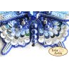 Набір для вишивання бісером Tela Artis Синій метелик Б-209 фото