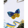 Цвет счастья Набор для вышивки бисером украшения на натуральном художественном холсте Абрис Арт AD-221