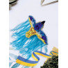 Мои крылья Набор для вышивки бисером украшения на натуральном художественном холсте Абрис Арт AD-223