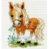 Набор для вышивки крестом Алиса 0-114 Белогривая лошадка фото