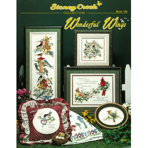 Wonderful Wings Буклет со схемами для вышивки крестом Stoney Creek BK199
