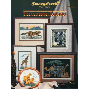 Stitching Safari Буклет со схемами для вышивки крестом Stoney Creek BK221