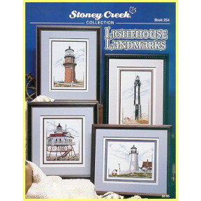 Lighthouse Landmarks Буклет зі схемами для вишивання хрестиком Stoney Creek BK254