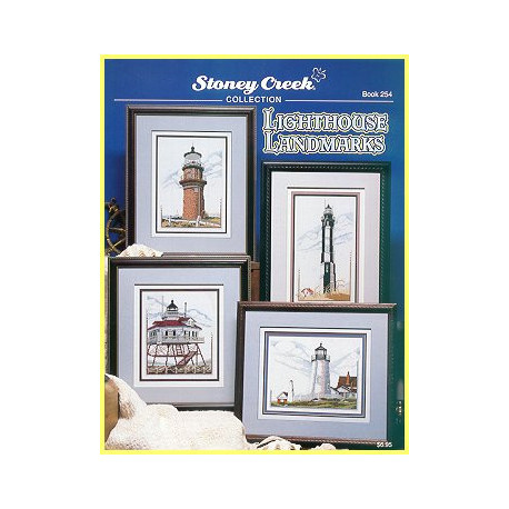 Lighthouse Landmarks Буклет зі схемами для вишивання хрестиком Stoney Creek BK254