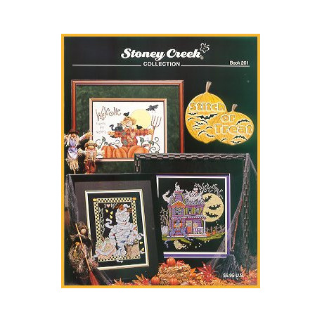 Stitch Or Treat Буклет со схемами для вышивки крестом Stoney Creek BK261