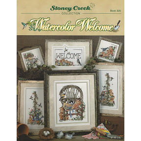 Watercolor Welcome Буклет со схемами для вышивки крестом Stoney Creek BK320