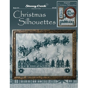 Christmas Silhouettes Буклет зі схемами для вишивання хрестиком Stoney Creek BK474