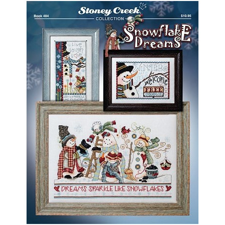 Snowflake Dreams Буклет со схемами для вышивки крестом Stoney Creek BK484