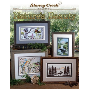 Nature's Beauty Буклет зі схемами для вишивання хрестиком Stoney Creek BK505