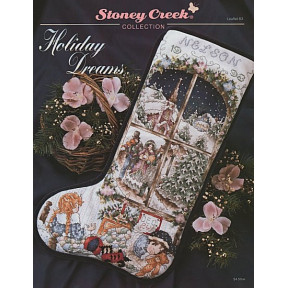 Holiday Dreams Stocking Схема для вышивки крестом Stoney Creek LFT063