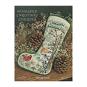 Woodland Christmas Stocking Схема для вишивання хрестиком Stoney Creek LFT031