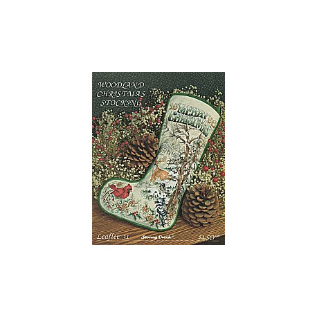 Woodland Christmas Stocking Схема для вишивання хрестиком Stoney Creek LFT031