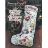 Heavenly Chorus Christmas Stocking Схема для вышивки крестом Stoney Creek LFT074