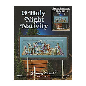 O Holy Night Nativity Схема для вышивки крестом Stoney Creek LFT114