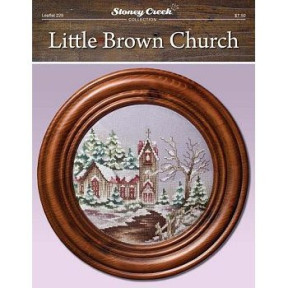 Little Brown Church Схема для вишивання хрестиком Stoney Creek LFT229