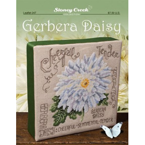 Gerbera Daisy Схема для вишивання хрестиком Stoney Creek LFT247