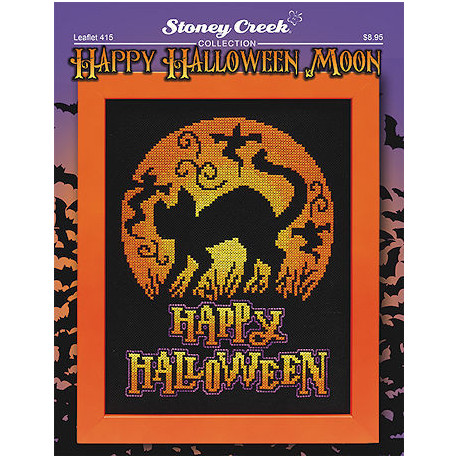 Happy Halloween Moon Схема для вишивання хрестиком Stoney Creek LFT415