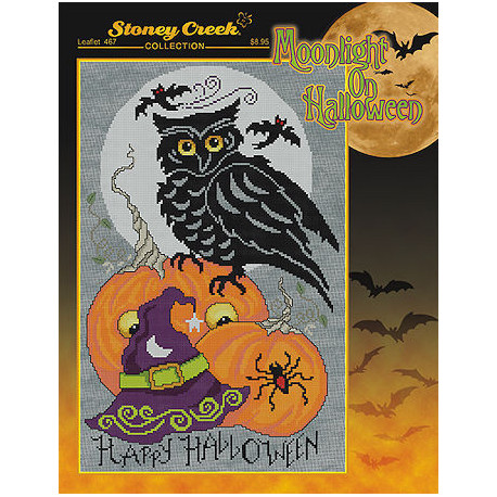 Moonlight On Halloween Схема для вышивки крестом Stoney Creek LFT467