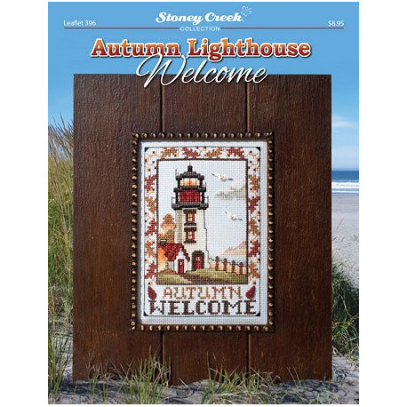 Autumn Lighthouse Welcome Схема для вышивки крестом Stoney Creek LFT396