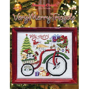 Very Merry Tricycle Схема для вышивки крестом Stoney Creek LFT512