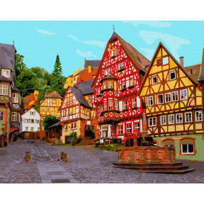 Яркая Германия Картина по номерам Идейка Холст на подрамнике 40х50 см KHO3609