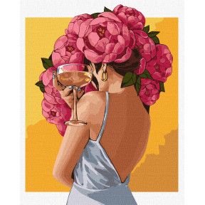 Квітуча таємниця ©Kira Corporal Картина за номерами Ідейка Полотно на підрамнику 40х50 см KHO4911