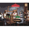Собаки играют в покер ©Кассиус Кулидж Картина по номерам Идейка Холст на подрамнике 40х50 см KHO4327