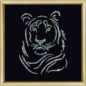 Набор для изготовления картины со стразами Чарівна Мить КС-020 Тигр