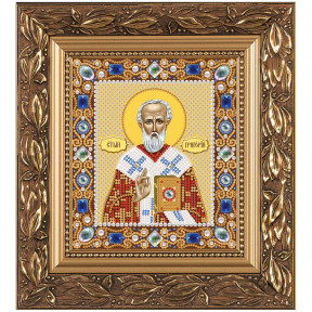 Свт. Григорий Богослов Набор для вышивания бисером иконы Нова Слобода Д6113